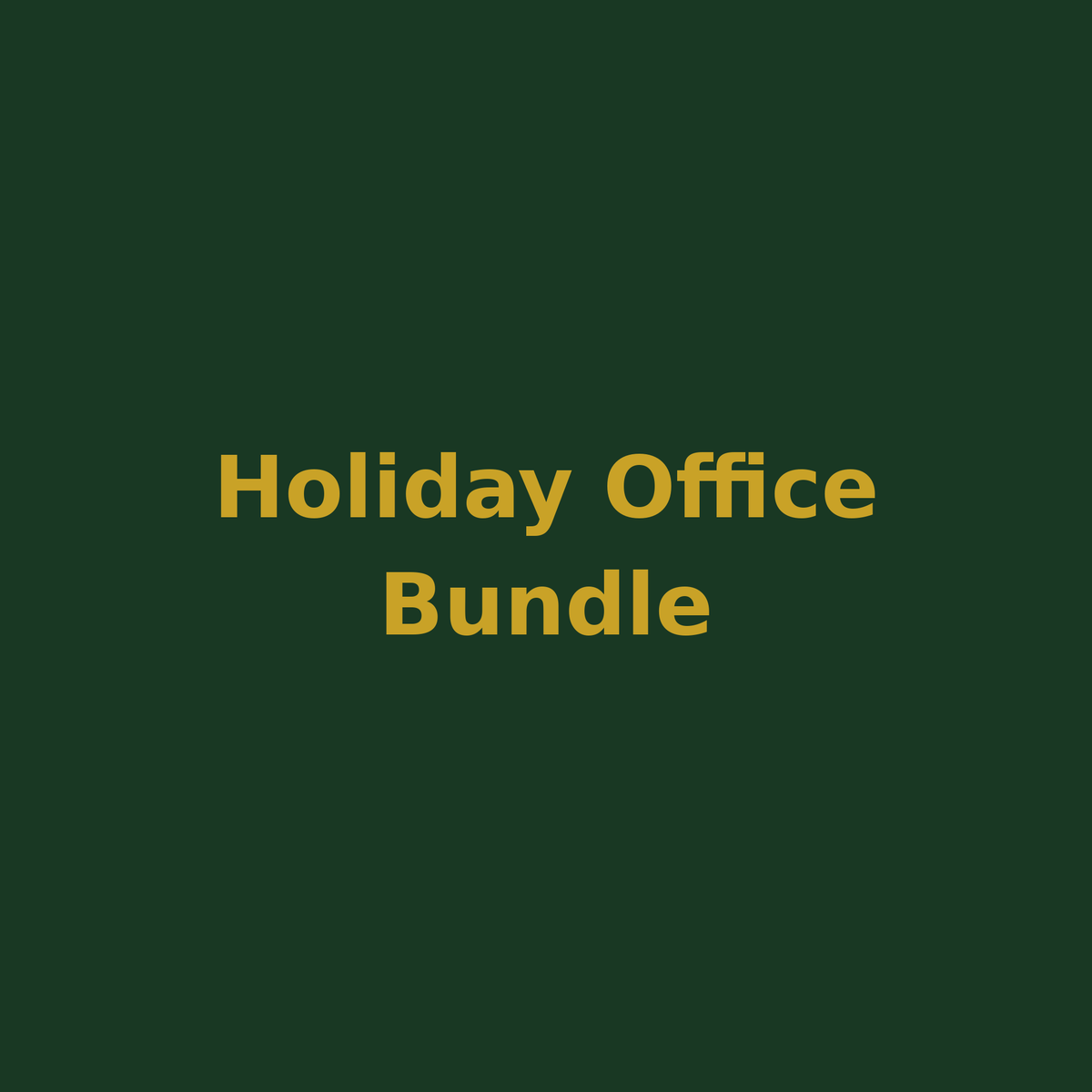 Holiday Office Bundle placeholder image