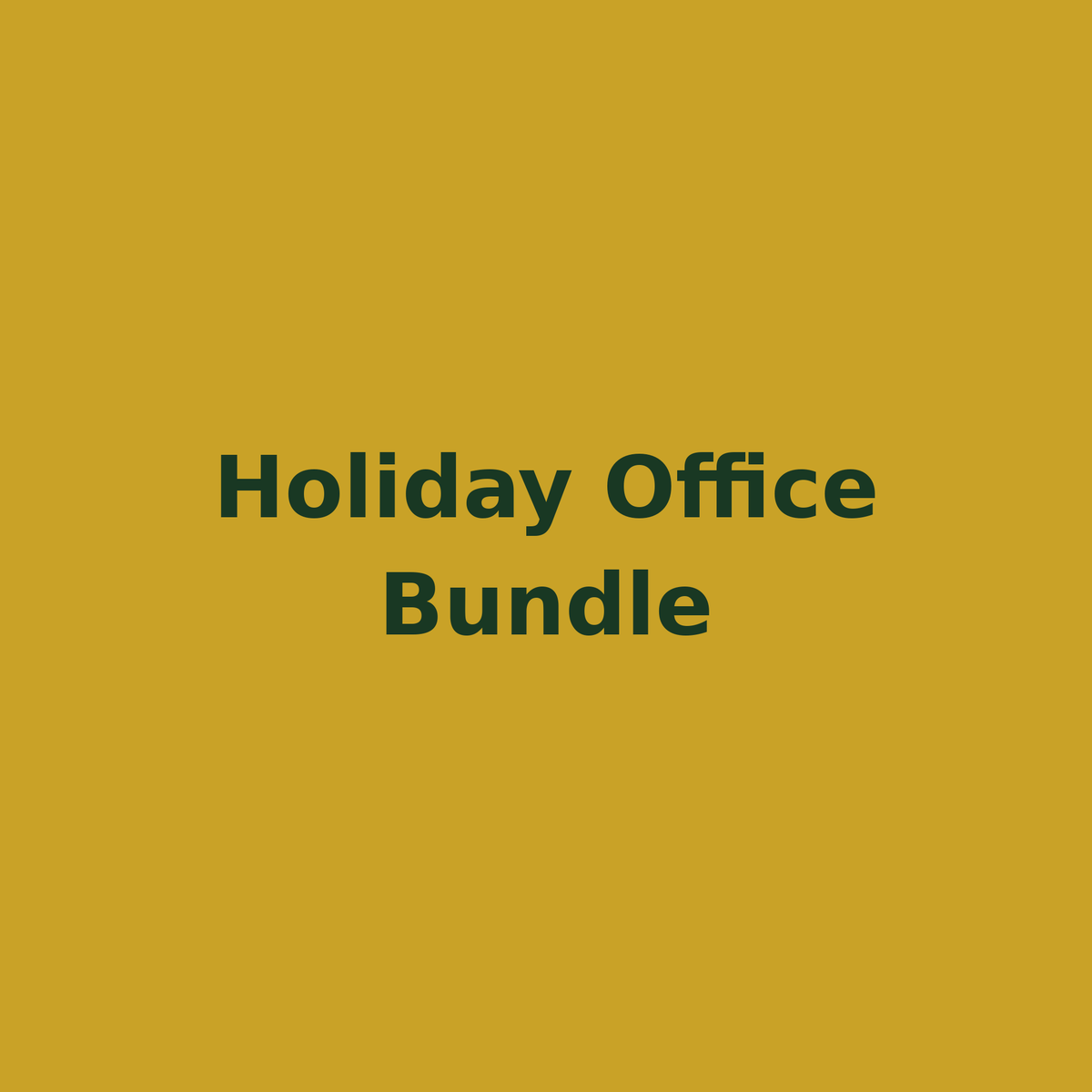Holiday Office Bundle placeholder image