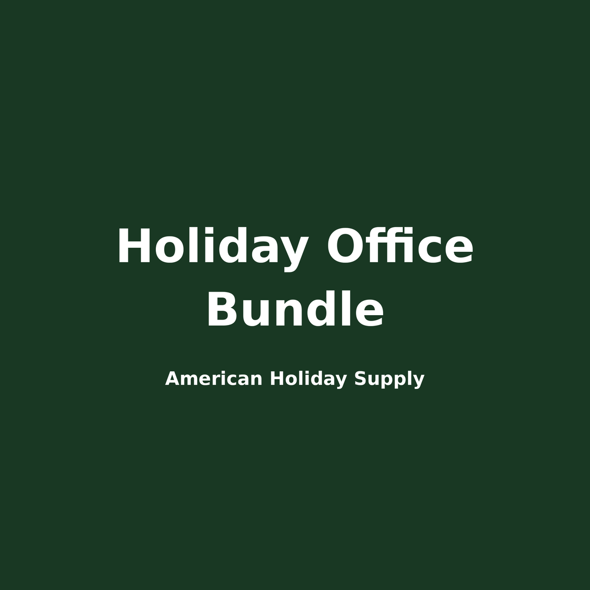 Holiday Office Bundle placeholder image