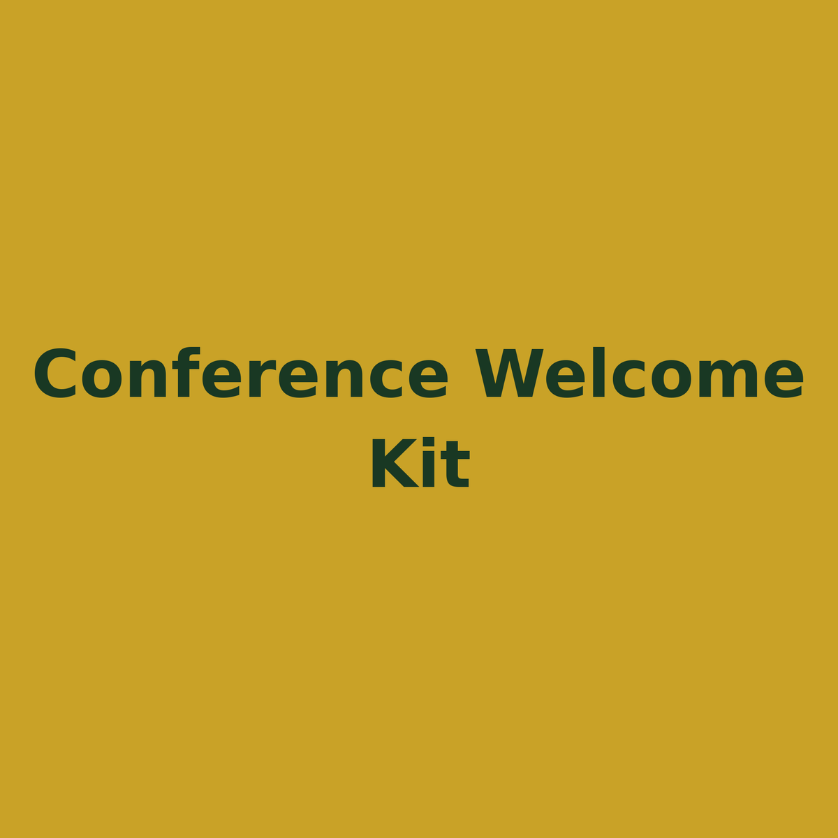 Conference Welcome Kit placeholder image